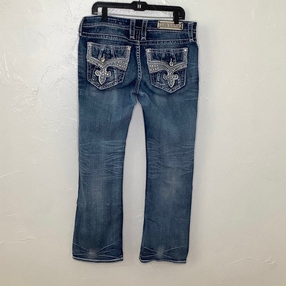 Rock Revival Yui Boot Embroidered Rhinestones Size 34 - Picture 2 of 13